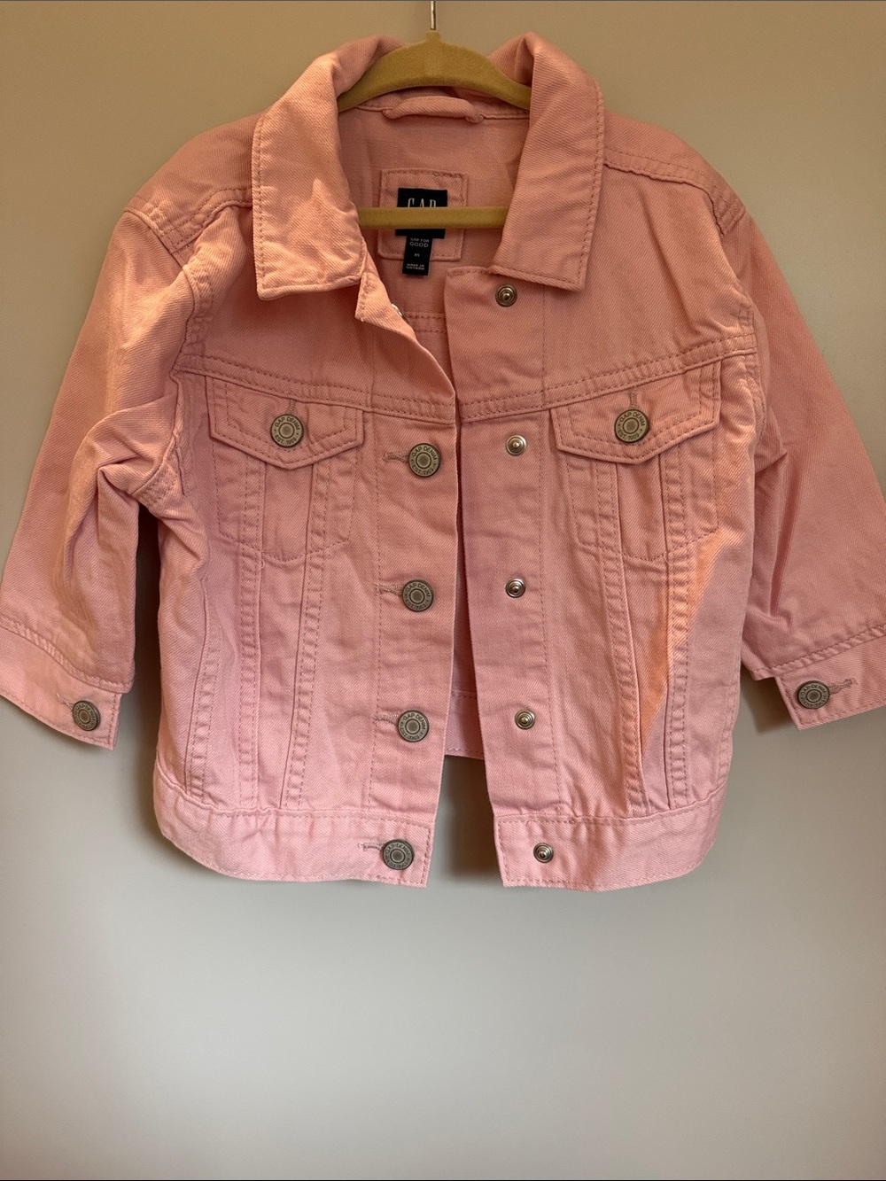 GAP Kids Light Pink Denim Jacket